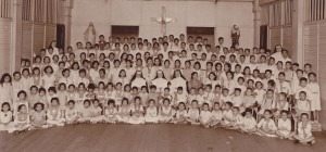 Students of Little School in 1936 at San Fernando, Binondo, Manila.