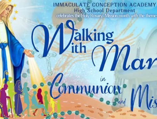 High School Department Rosary-Mission Month Celebration